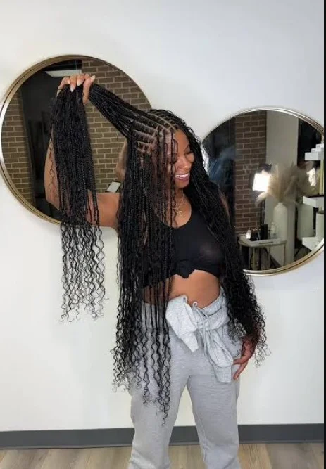 Regular Knotless Braids E